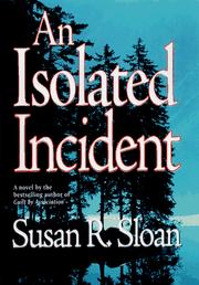 An isolated incident Book cover