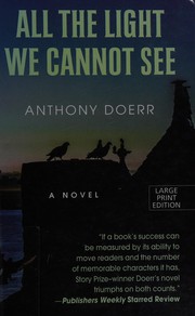 All the light we cannot see Book cover